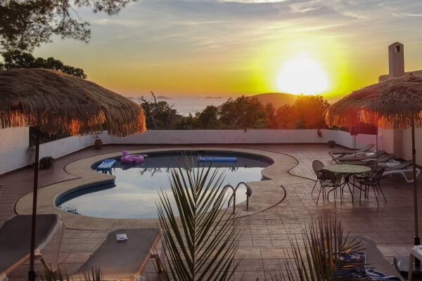 can mar, ibiza, ferienhaus, meer, meerblick, sonnenuntergang, seaview, sea, sunset, villa, pool